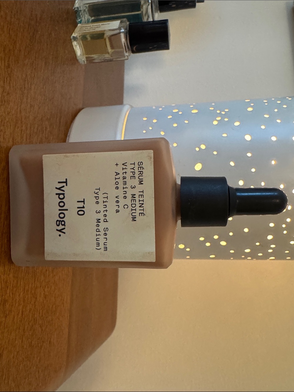 Typology T10 Medium Beige Tinted Serum Foundation called type 2 light